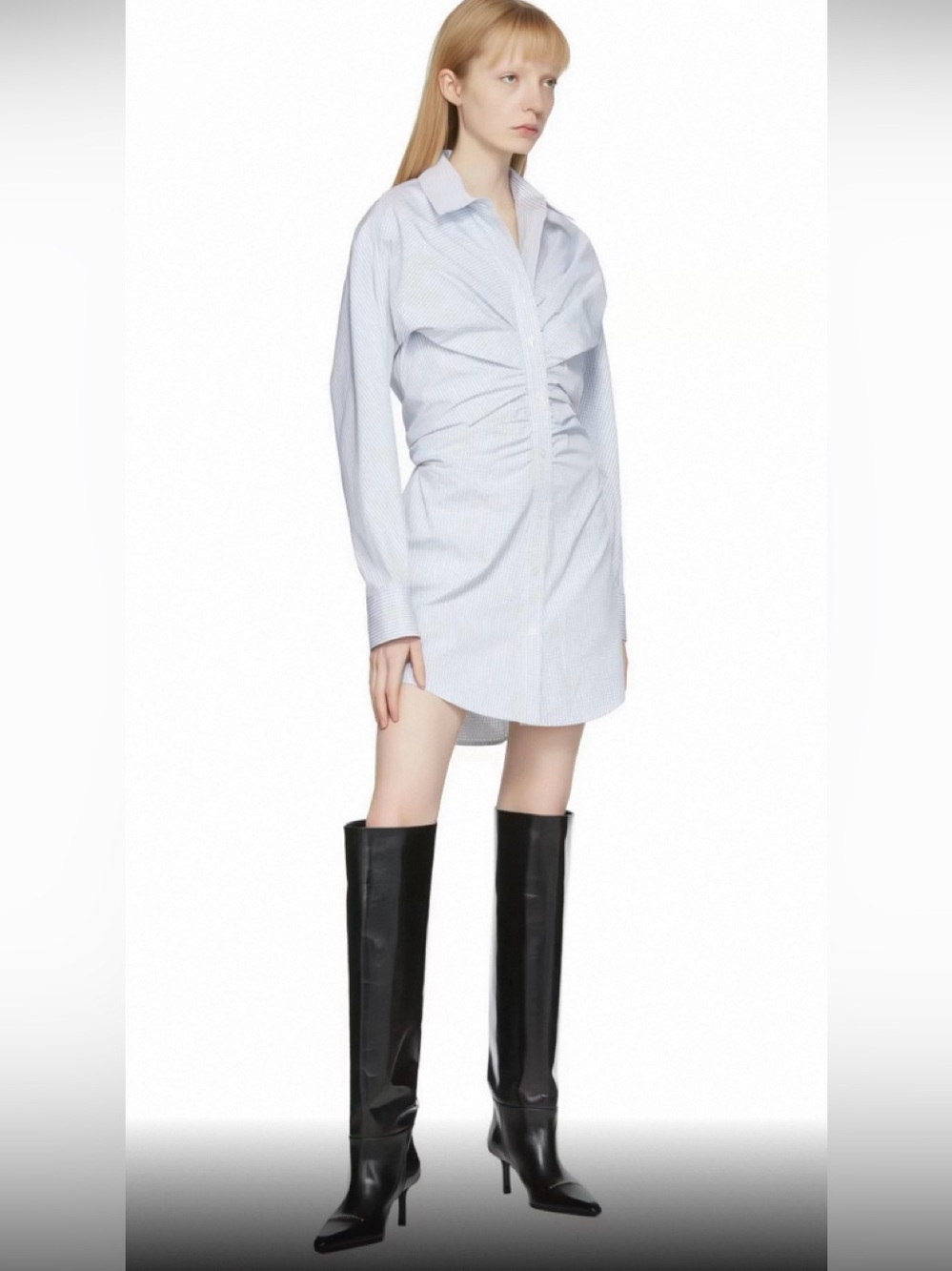 Alexander Wang shirt mini dress